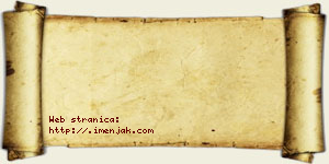 Sanja Debeljak vizit kartica